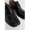 polished leather tabi loafer