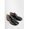 polished leather tabi loafer