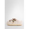 faux fur beades padded snow mules