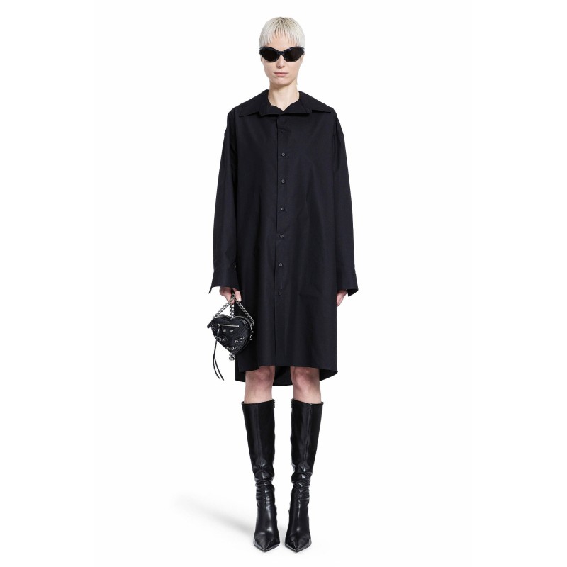 kick collar shirt dress