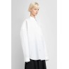 oversized logo pocket shirt in cotton poplin