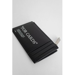 black quote zipped card case