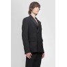 double-breasted pinstripe blazer