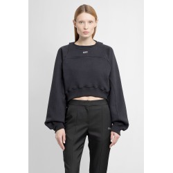 off stamp cropped sweatshirt