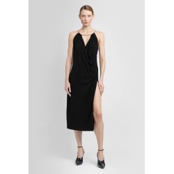 chain halterneck dress