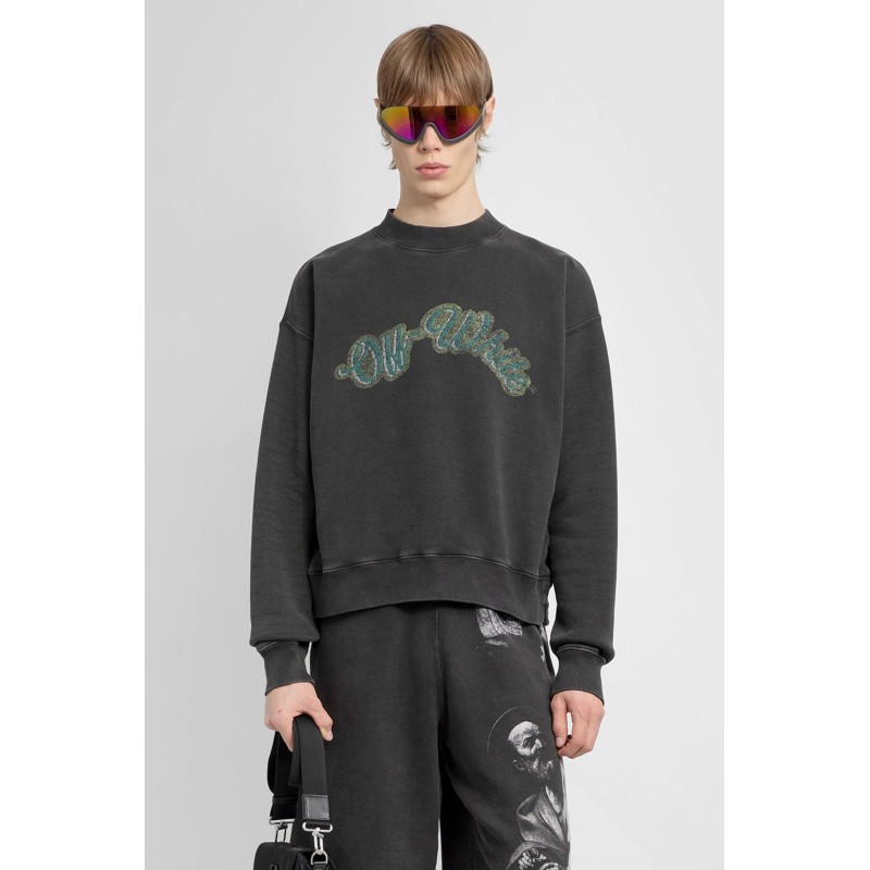 bacchus print skate crewneck sweatshirt