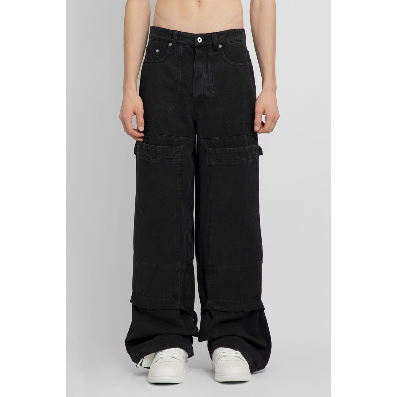 canvas relaxed carpenter denim trousers