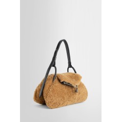 gemini shearling shoulder bag