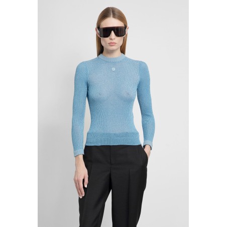 extra fine lamé knit top