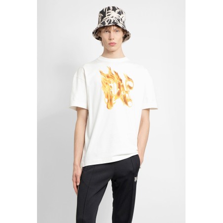 burning monogram tee