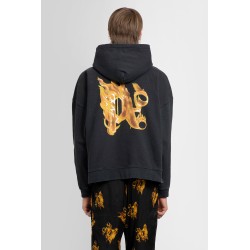 back burning monogram hoodie