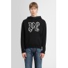 monogram knit hoodie