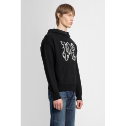 monogram knit hoodie