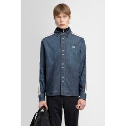 monogram track denim jacket