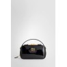 leather and patent leather shoulder bag