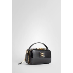 leather and patent leather shoulder bag