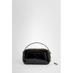 leather and patent leather shoulder bag