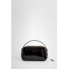 leather and patent leather shoulder bag