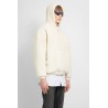 fake shearling zipup hoodie