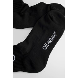 big logo bookish mid calf socks