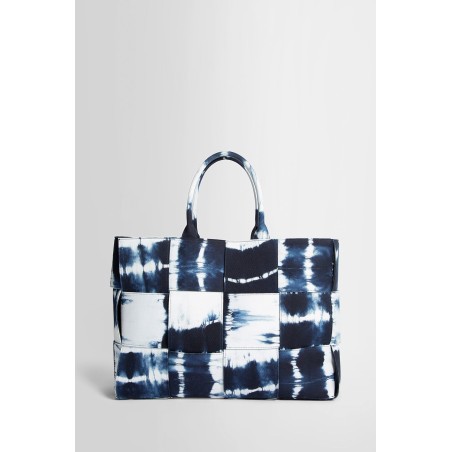 arco tote in intrecciato tie dye denim