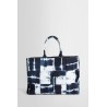 arco tote in intrecciato tie dye denim