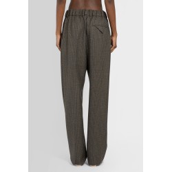 classic wool houndstooth trousers