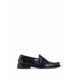 pleated varsity loafers