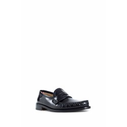 pleated varsity loafers