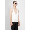 tank top in silk satin crepe