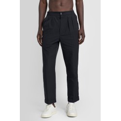 brushed cotton lyocell pleated pants