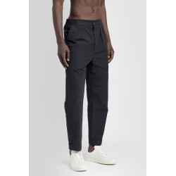 brushed cotton lyocell pleated pants