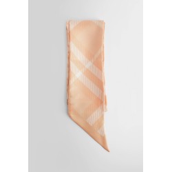 skinny check silk scarf