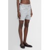 cotton seersucker thigh length shorts