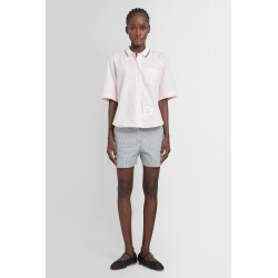 cotton seersucker thigh length shorts