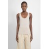 abbono fitted cashmere tank top