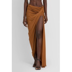 draped asymmetric skirt