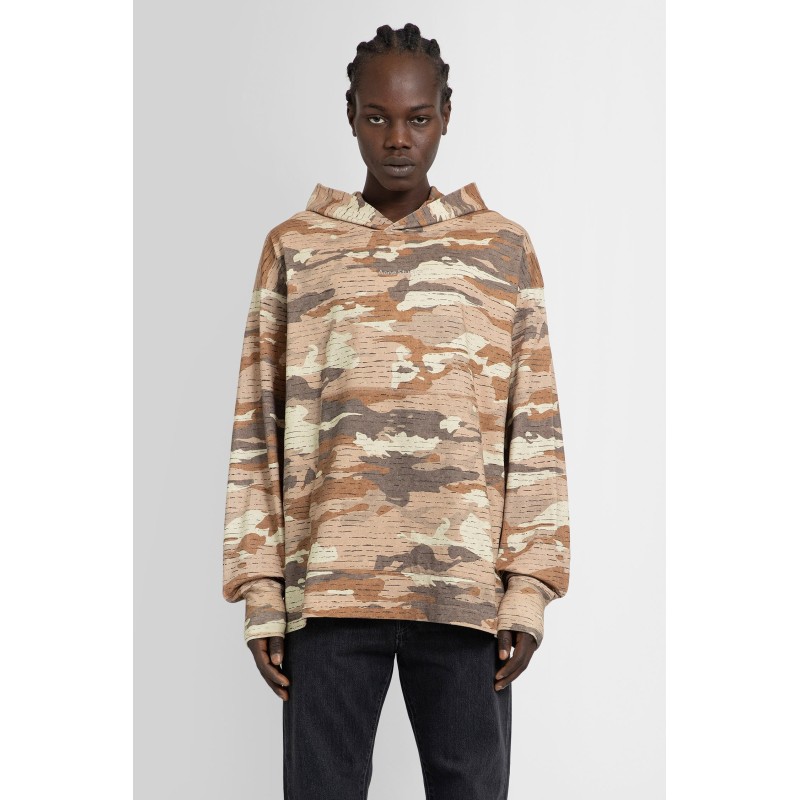 camouflage logo hoodie