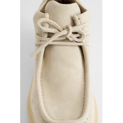 suede lace-up creepers