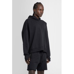 stretch jersey boxy hoodie