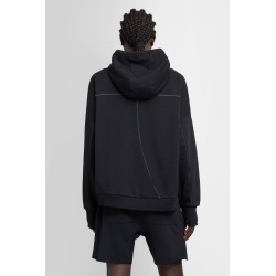 stretch jersey boxy hoodie