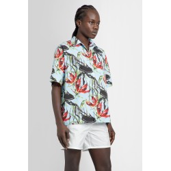 flower print pocket shirt