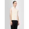 sleeveless cassandre polo shirt in cotton piqué