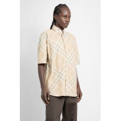 check cotton short sleeves shirt