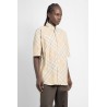 check cotton short sleeves shirt