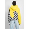 checker swirl hoodie