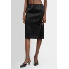 gg print stretch duchesse skirt