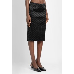 gg print stretch duchesse skirt