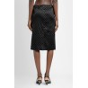 gg print stretch duchesse skirt