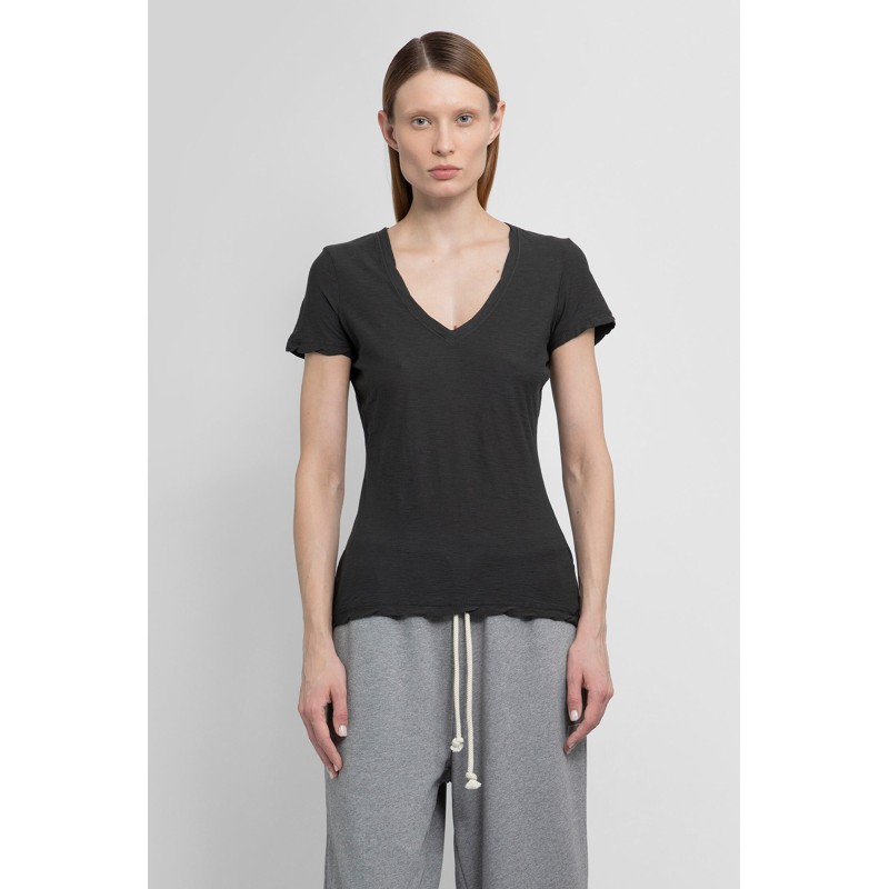 binding casual v-neck tee